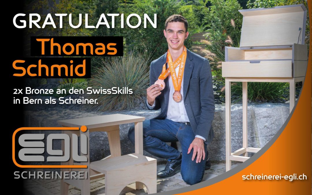 Schweizermeisterschaft 2x Bronze für Thomas Schmid Gratulation!
