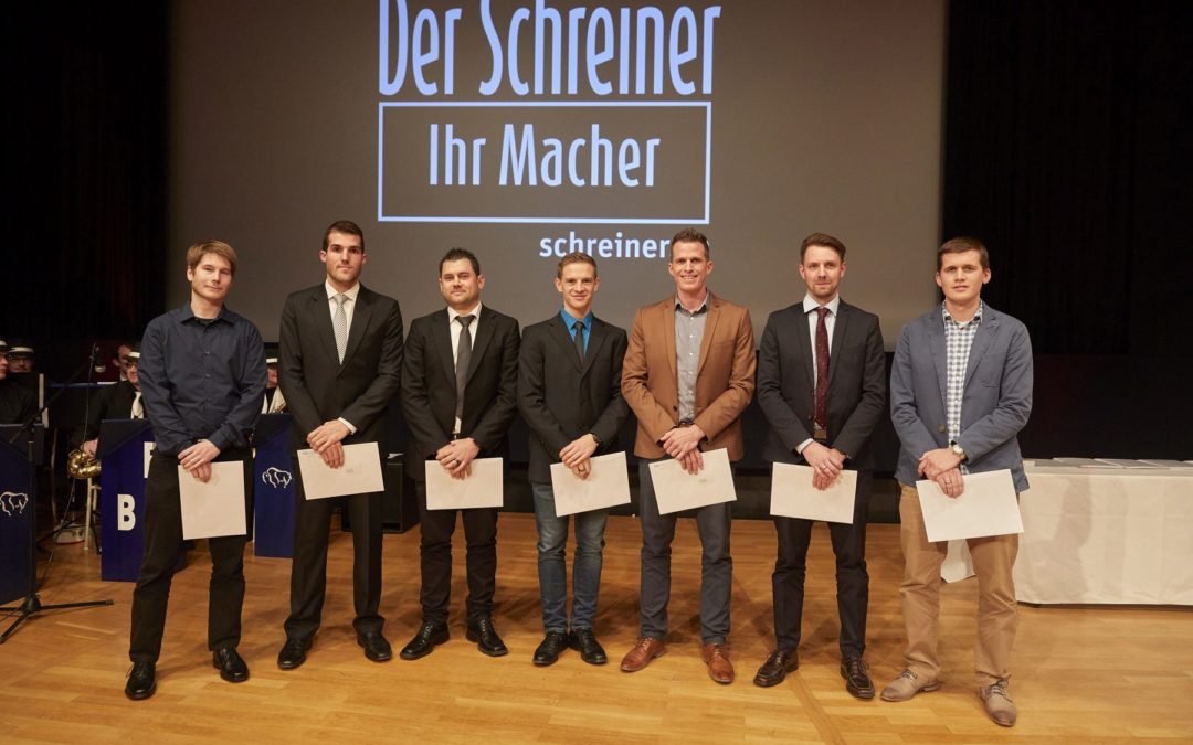 Diplomfeier Luzio Egli zum Schreinermeister HF