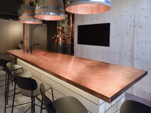 Ausbau Showroom Toggenburg Distillery